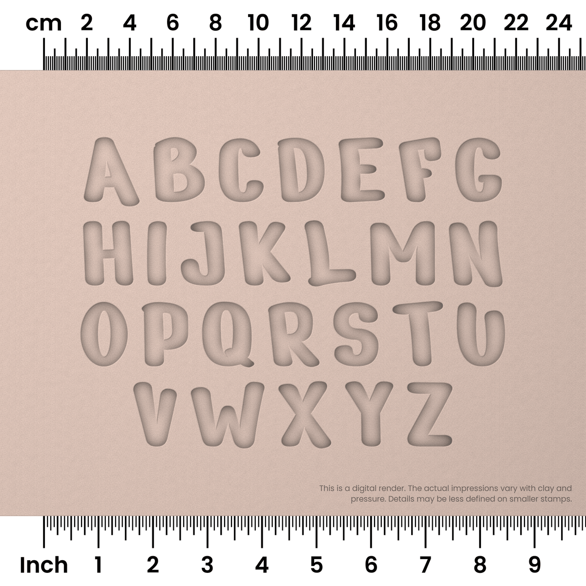 Nerko One | All Caps | Alphabet Stamp Sets - Ceramind® Tools