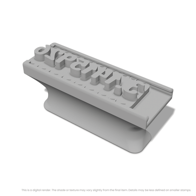 Nerko One | Font Rail Stamp Sets | Letters, Numbers, and Symbols - Ceramind® Tools