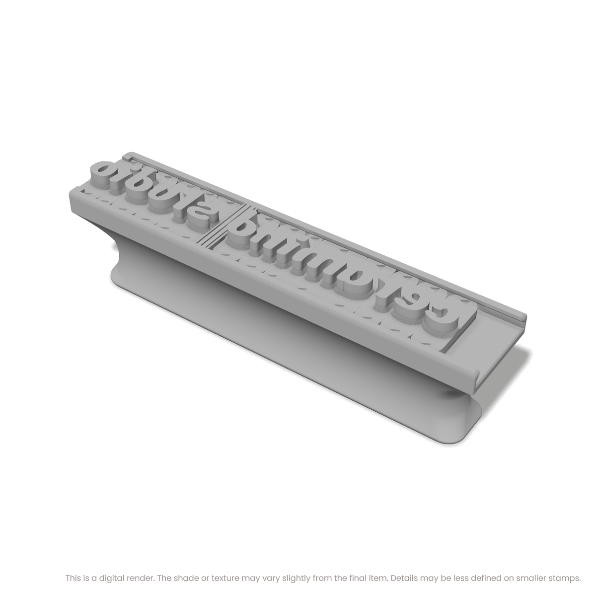 Nerko One | Font Rail Stamp Sets | Letters, Numbers, and Symbols - Ceramind® Tools
