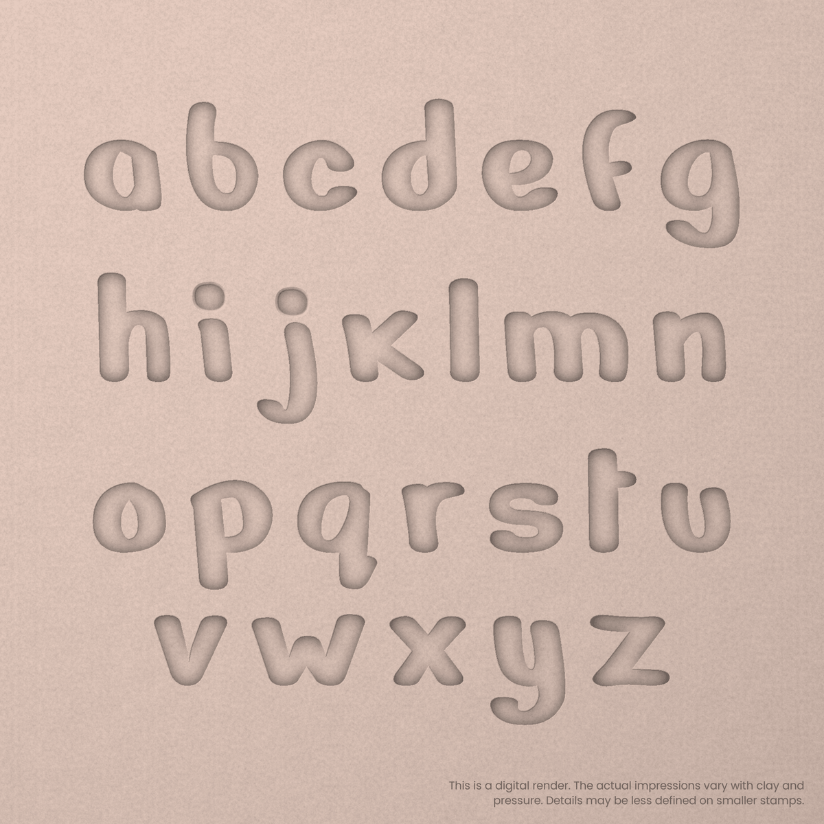 Nerko One | Font Rail Stamp Sets | Letters, Numbers, and Symbols - Ceramind® Tools