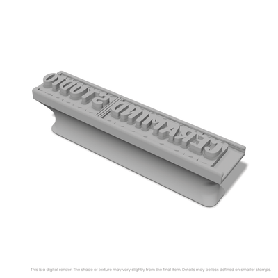 Nerko One | Font Rail Stamp Sets | Letters, Numbers, and Symbols - Ceramind® Tools