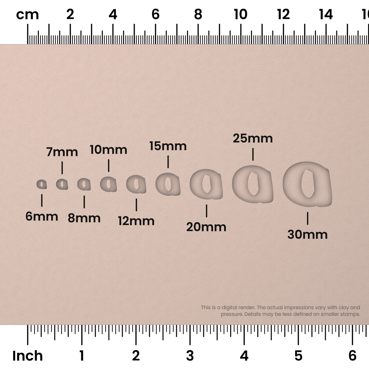 Nerko One | Lowercase | Alphabet Stamp Sets - Ceramind® Tools