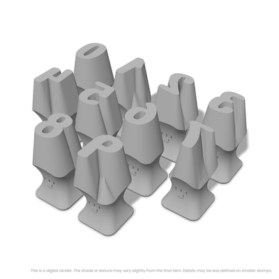 Nerko One | Number Stamp Sets - Ceramind® Tools