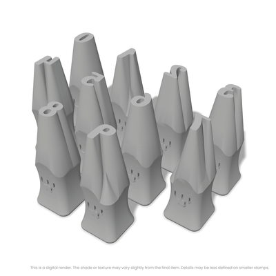 Nerko One | Number Stamp Sets - Ceramind® Tools