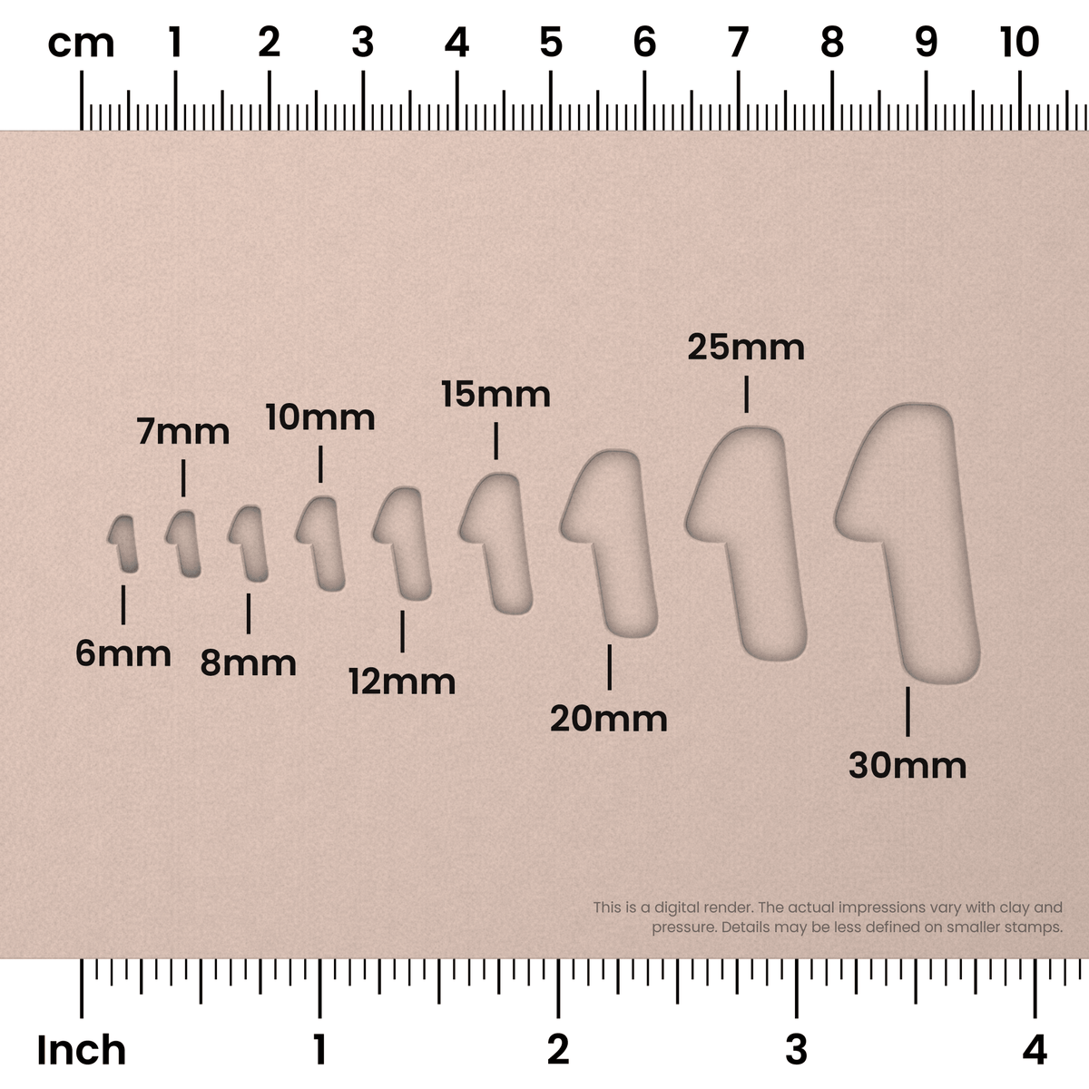 Nerko One | Number Stamp Sets - Ceramind® Tools