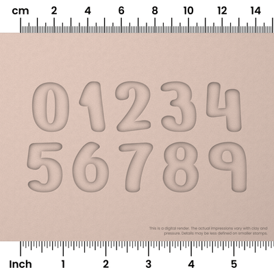 Nerko One | Number Stamp Sets - Ceramind® Tools