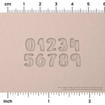Nerko One | Number Stamp Sets - Ceramind® Tools