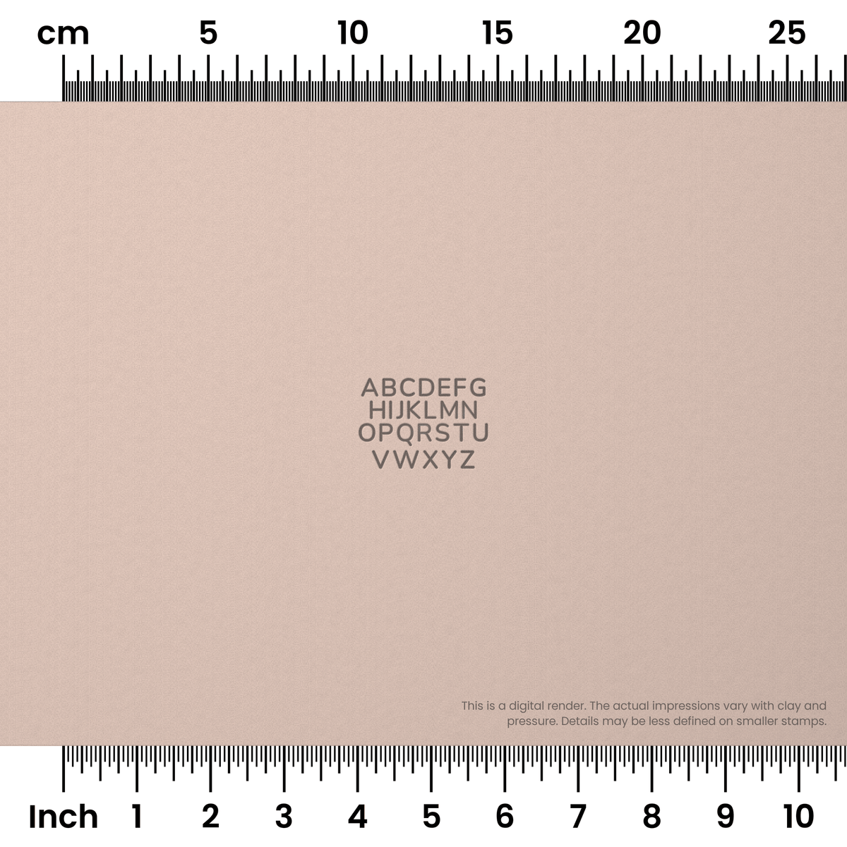 Nunito | All Caps | Alphabet Stamp Sets - Ceramind® Tools