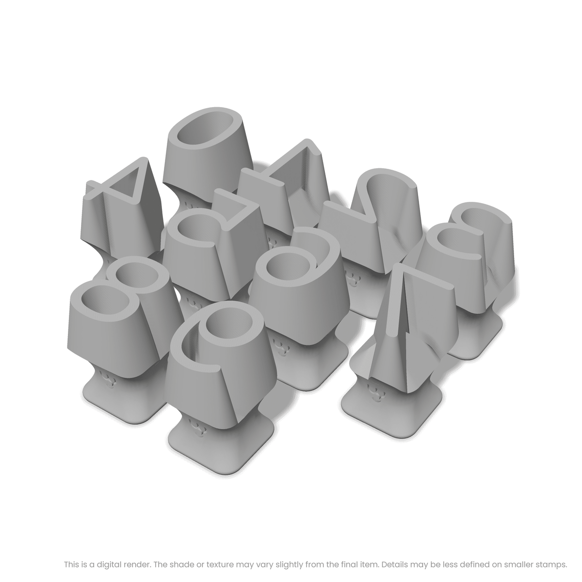 Nunito | Number Stamp Sets - Ceramind® Tools