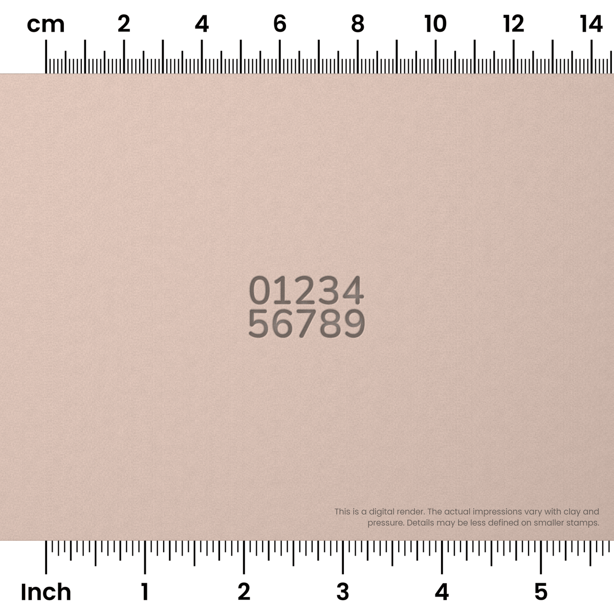 Nunito | Number Stamp Sets - Ceramind® Tools