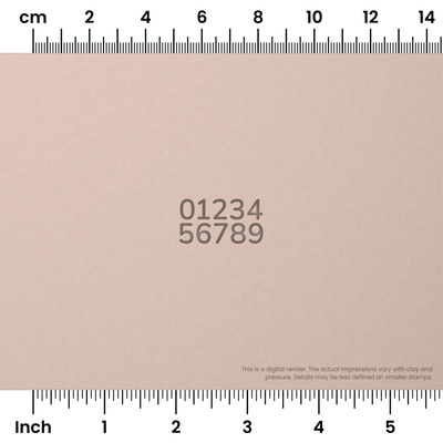 Nunito | Number Stamp Sets - Ceramind® Tools