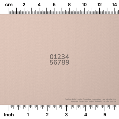Nunito | Number Stamp Sets - Ceramind® Tools