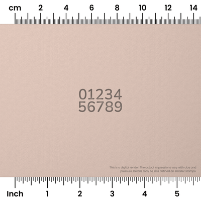 Nunito | Number Stamp Sets - Ceramind® Tools