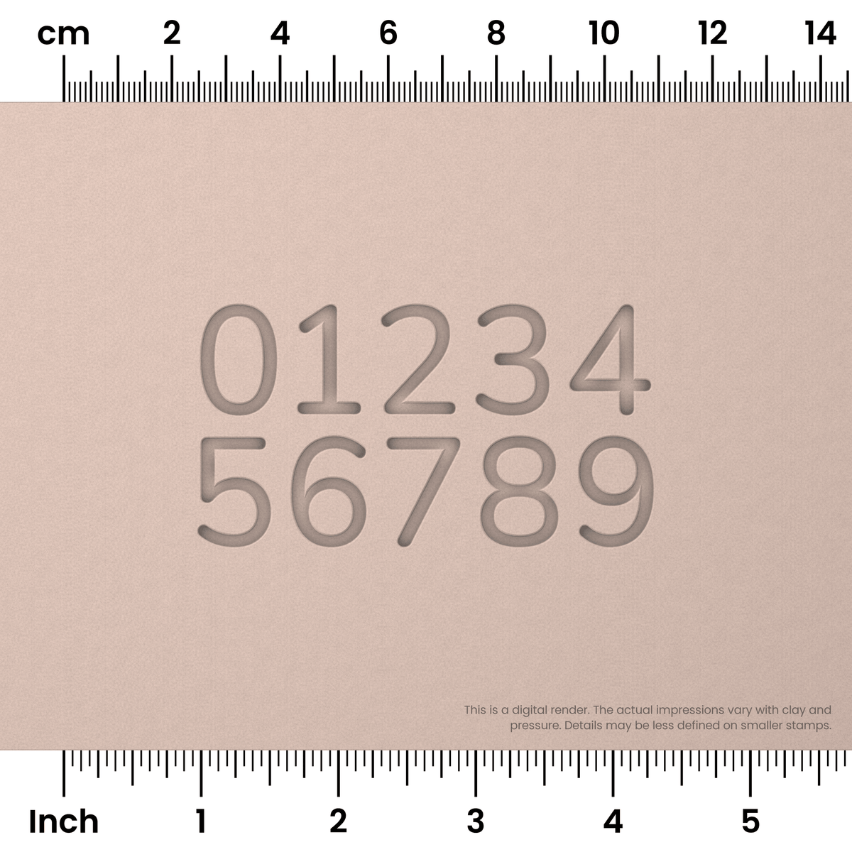 Nunito | Number Stamp Sets - Ceramind® Tools