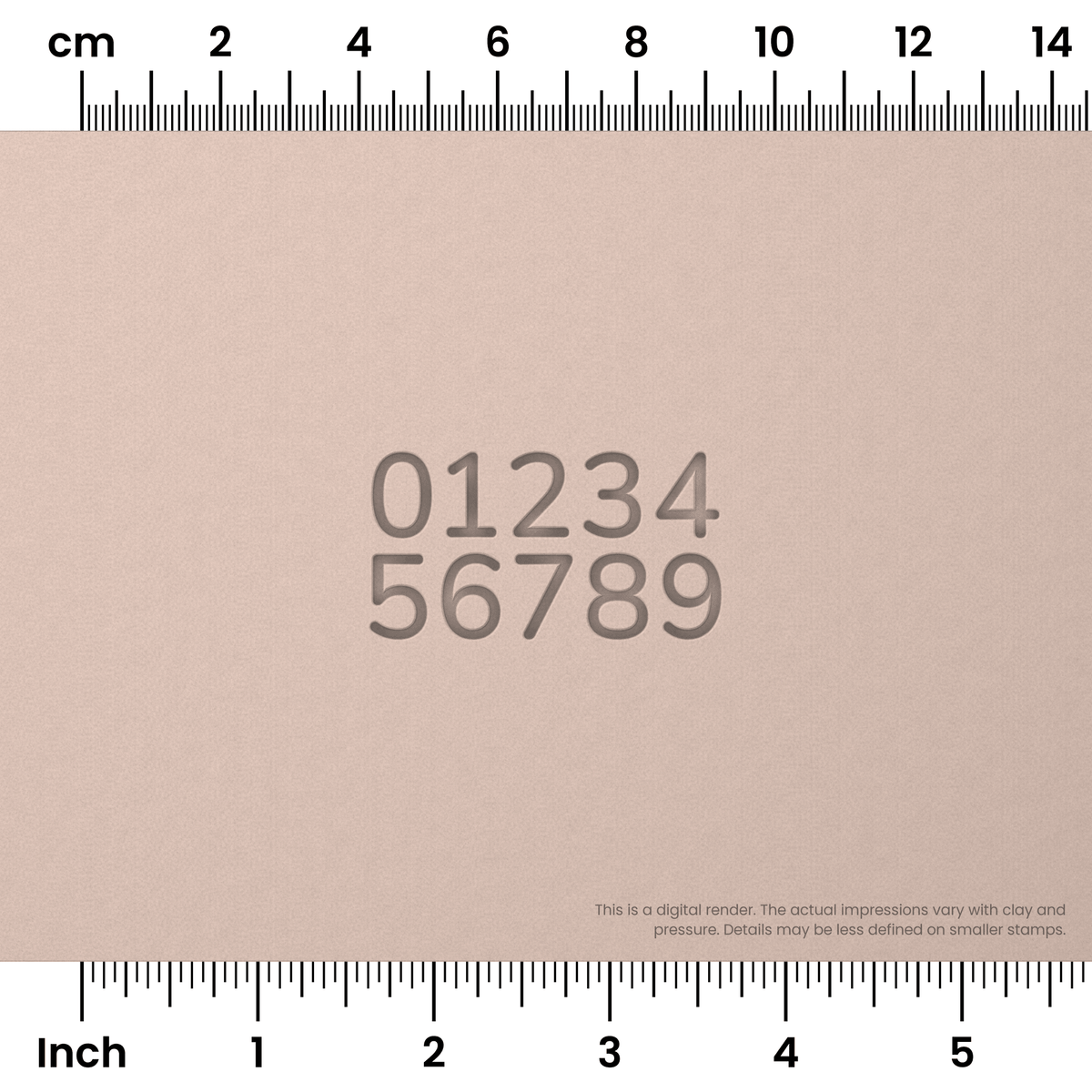 Nunito | Number Stamp Sets - Ceramind® Tools