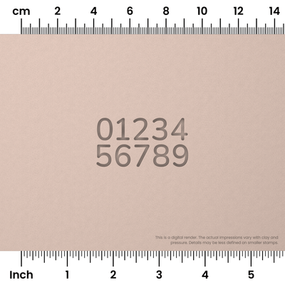Nunito | Number Stamp Sets - Ceramind® Tools