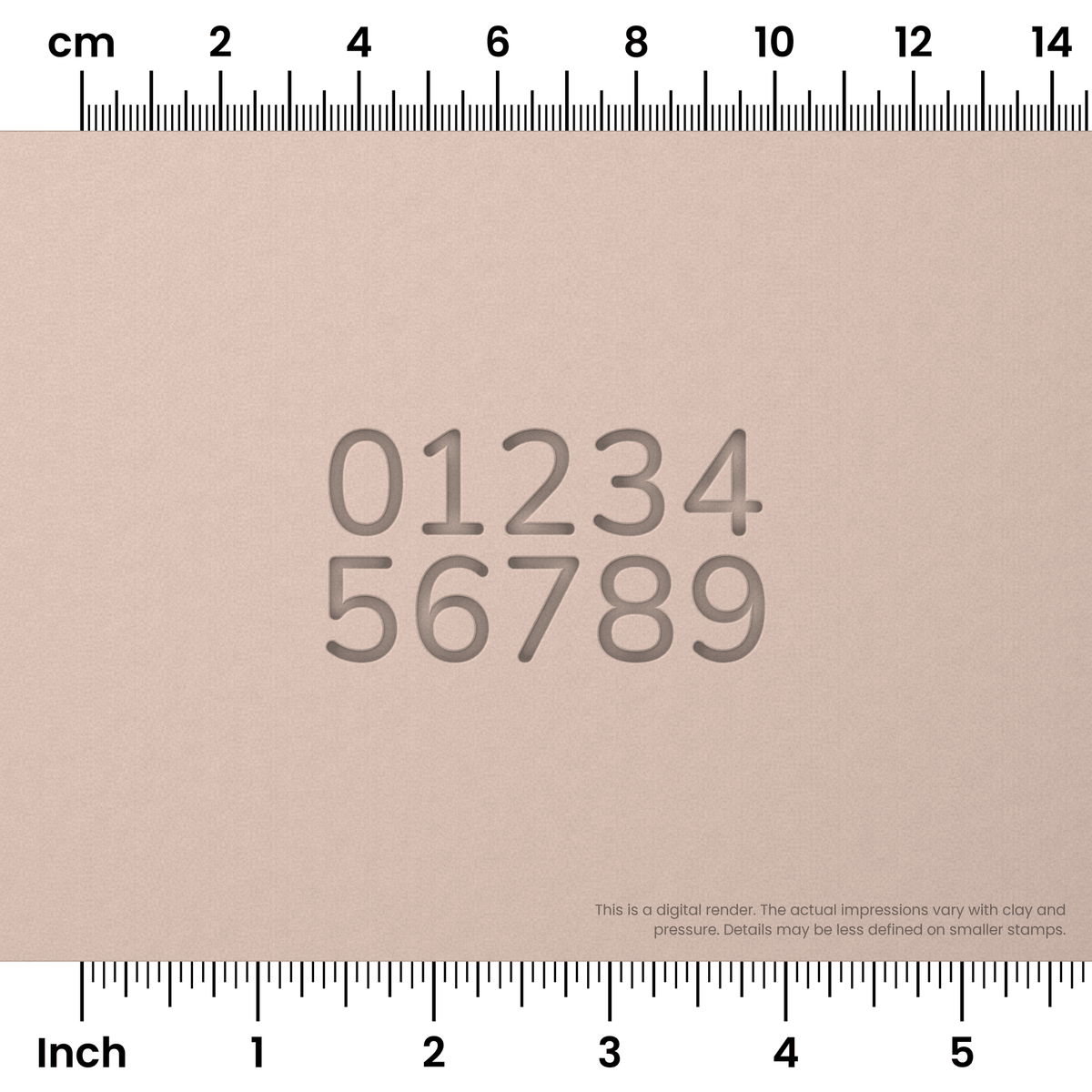 Nunito | Number Stamp Sets - Ceramind® Tools