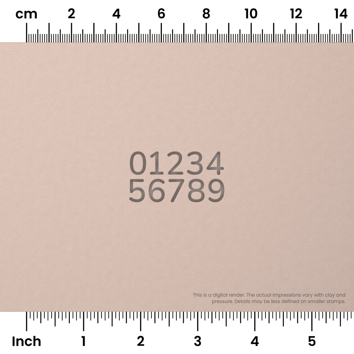Nunito | Number Stamp Sets - Ceramind® Tools
