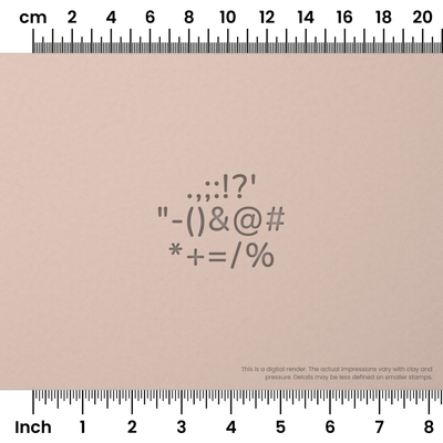 Nunito | Symbol Stamp Sets - Ceramind® Tools