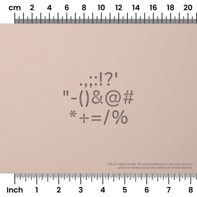 Nunito | Symbol Stamp Sets - Ceramind® Tools