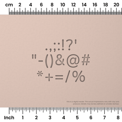 Nunito | Symbol Stamp Sets - Ceramind® Tools