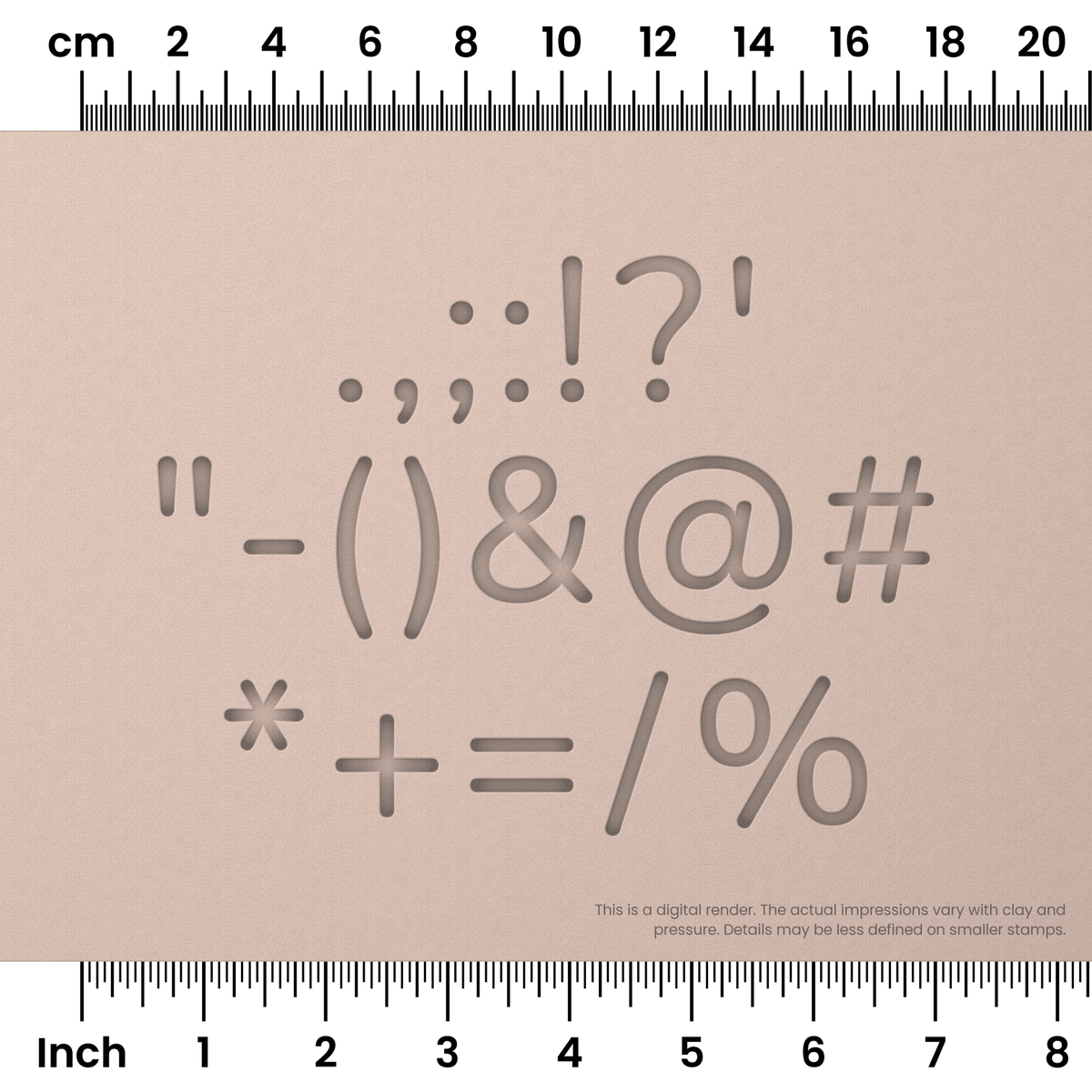 Nunito | Symbol Stamp Sets - Ceramind® Tools