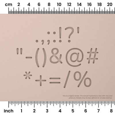 Nunito | Symbol Stamp Sets - Ceramind® Tools