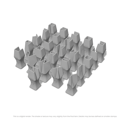 Orbitron | All Caps | Alphabet Stamp Sets - Ceramind® Tools