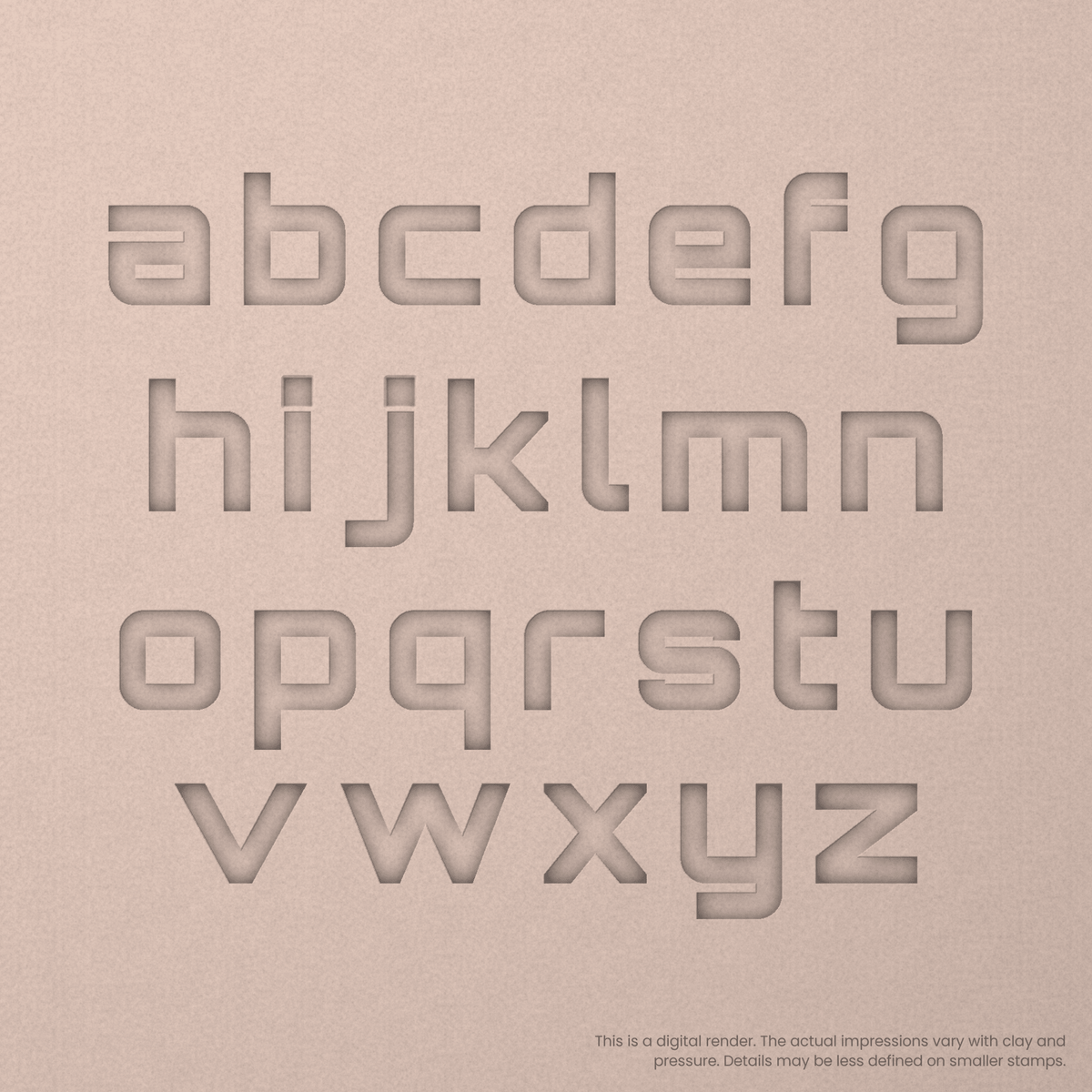 Orbitron | Font Rail Stamp Sets | Letters, Numbers, and Symbols - Ceramind® Tools
