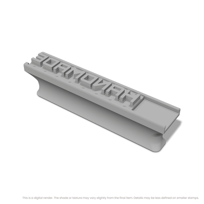 Orbitron | Font Rail Stamp Sets | Letters, Numbers, and Symbols - Ceramind® Tools