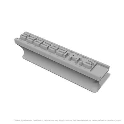 Orbitron | Font Rail Stamp Sets | Letters, Numbers, and Symbols - Ceramind® Tools