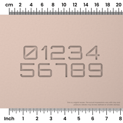 Orbitron | Number Stamp Sets - Ceramind® Tools