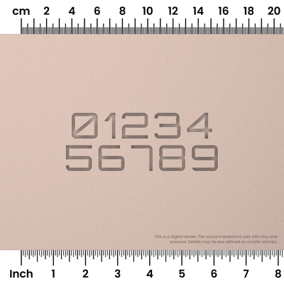 Orbitron | Number Stamp Sets - Ceramind® Tools