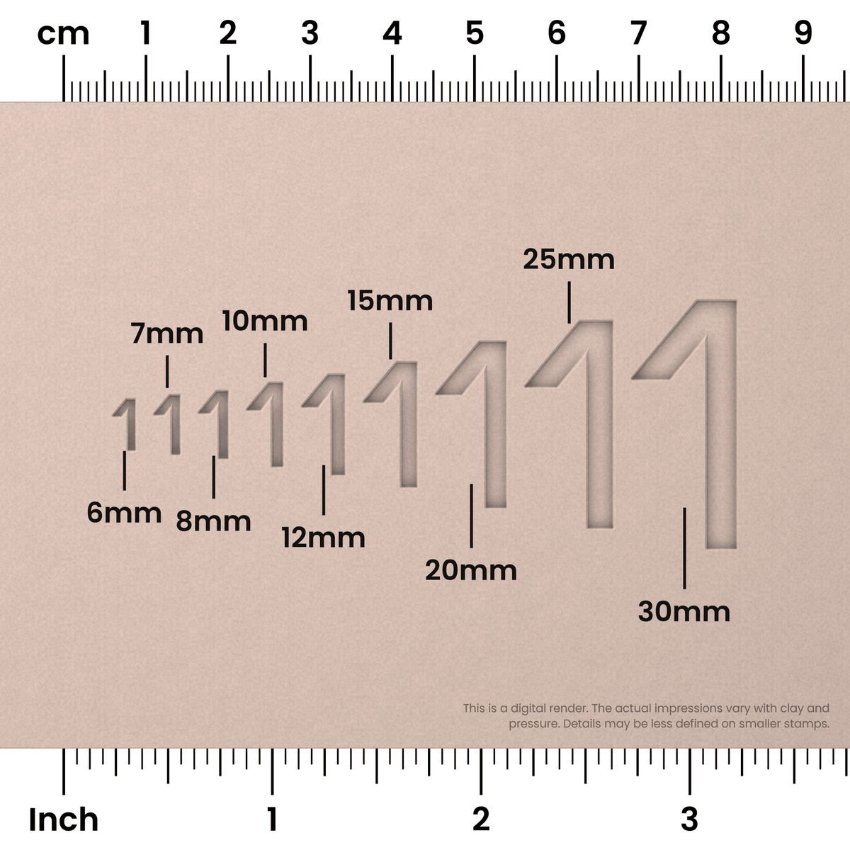 Orbitron | Number Stamp Sets - Ceramind® Tools