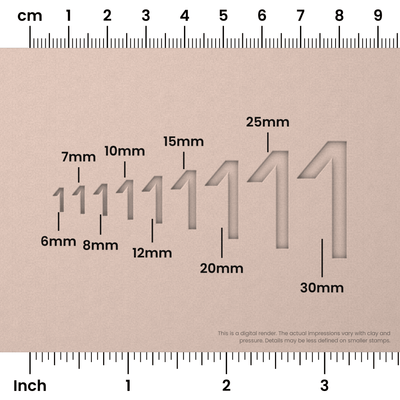 Orbitron | Number Stamp Sets - Ceramind® Tools