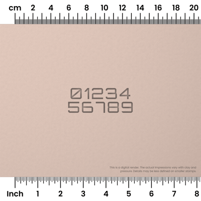 Orbitron | Number Stamp Sets - Ceramind® Tools
