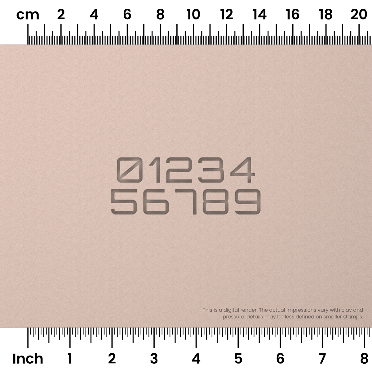 Orbitron | Number Stamp Sets - Ceramind® Tools