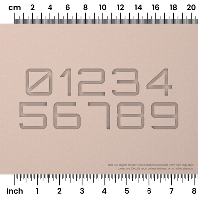 Orbitron | Number Stamp Sets - Ceramind® Tools