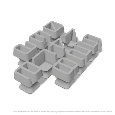 Orbitron | Number Stamp Sets - Ceramind® Tools