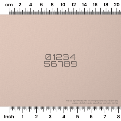 Orbitron | Number Stamp Sets - Ceramind® Tools