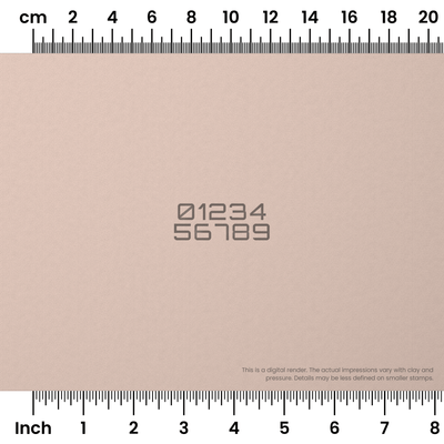 Orbitron | Number Stamp Sets - Ceramind® Tools