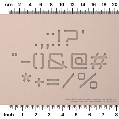 Orbitron | Symbol Stamp Sets - Ceramind® Tools