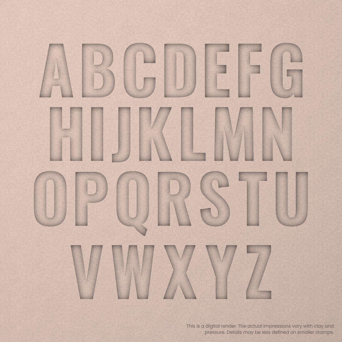 Oswald | Font Rail Stamp Sets | Letters, Numbers, and Symbols - Ceramind® Tools