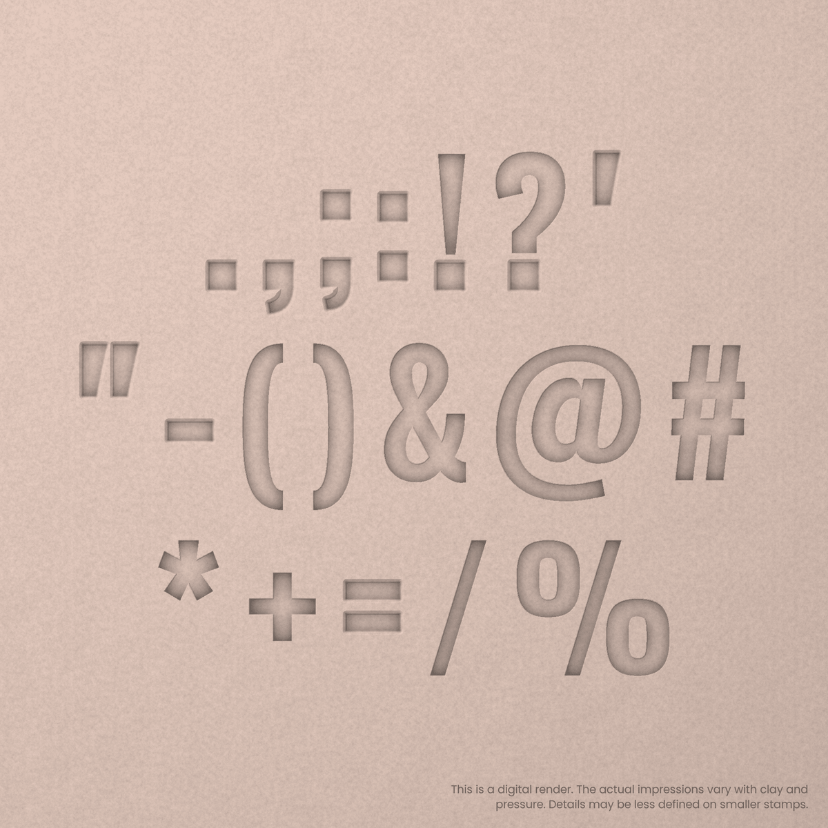 Oswald | Font Rail Stamp Sets | Letters, Numbers, and Symbols - Ceramind® Tools