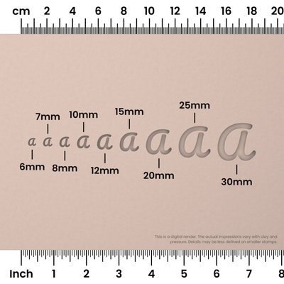 Pacifico | All Caps | Alphabet Stamp Sets - Ceramind® Tools
