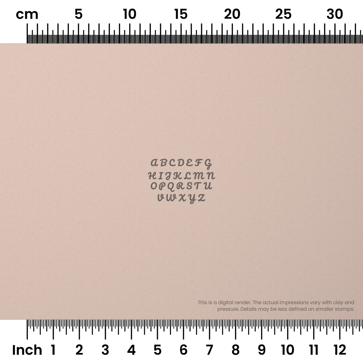 Pacifico | All Caps | Alphabet Stamp Sets - Ceramind® Tools
