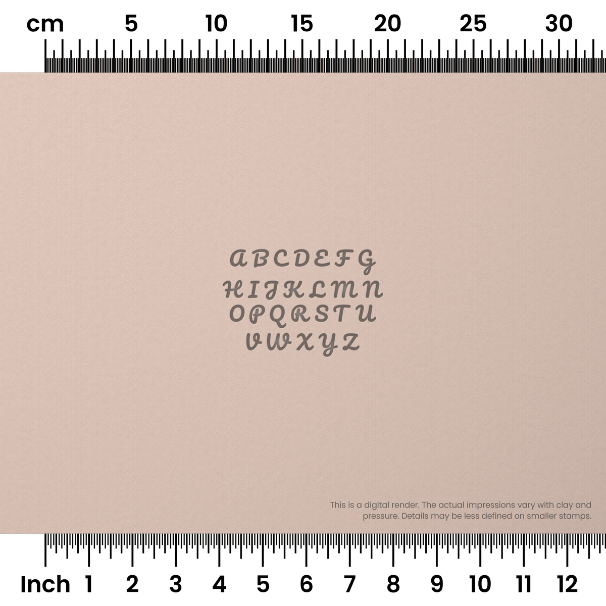 Pacifico | All Caps | Alphabet Stamp Sets - Ceramind® Tools