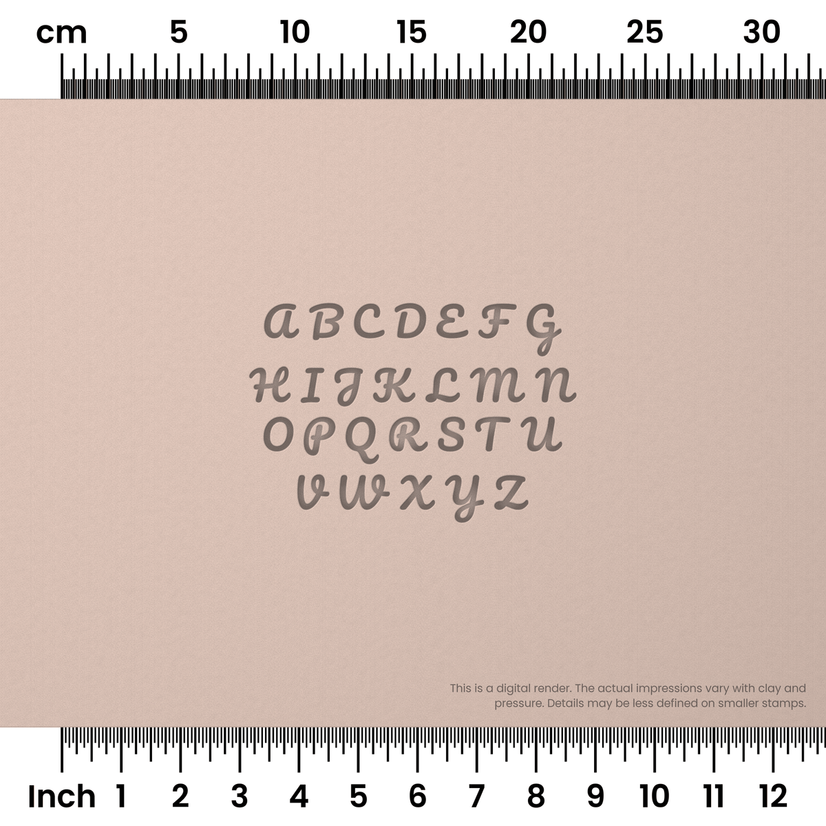 Pacifico | All Caps | Alphabet Stamp Sets - Ceramind® Tools