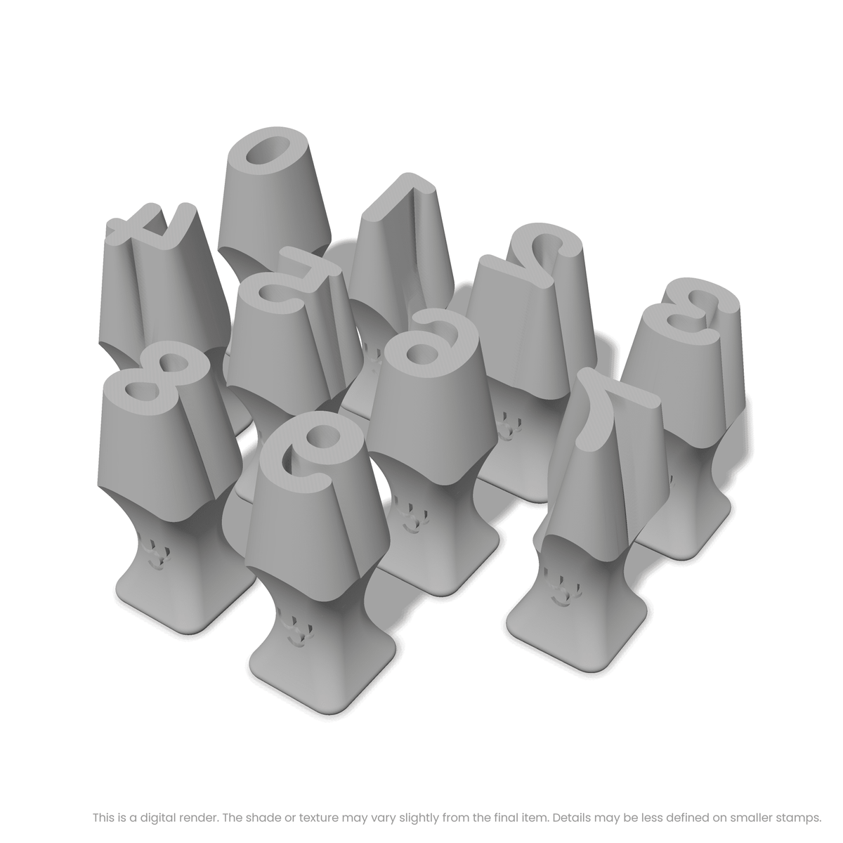Pacifico | Number Stamp Sets - Ceramind® Tools