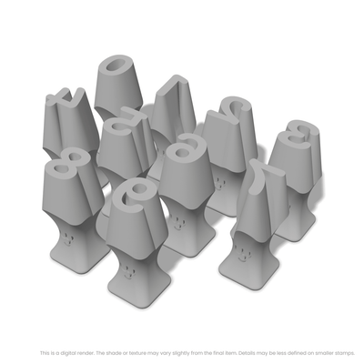 Pacifico | Number Stamp Sets - Ceramind® Tools